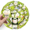 50 Peças de Adesivos de Emoticon de Vaca de Grama, Adesivos Criativos Divertidos e Engraçados para DIY para Garrafas de Água, Computadores e Material de Papelaria, Atacado