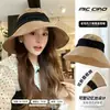 Sombrero de Pescador de Algodón y Lino Estilo Japonés para Mujer, Nuevo Modelo de Verano con Pliegues Negros, Visera Solar, Estilo Artístico Retro, Adelgazante Facial, Sombrero de Cubo con Protección Solar
