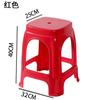 Taburete de Plástico para Comedor en Casa, Taburete Alto, Taburete Individual Simple para Sala de Estar, Engrosado y Apilable, Taburete Cuadrado Simple Extra Grueso, Taburete Vela