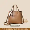 Bolsa de mão transfronteiriça personalizada de alta qualidade para mulheres, bolsa de ombro e bolsa de mão de dupla utilização com grande capacidade, bolsa feminina para o dia a dia, bolsa tipo balde de mão
