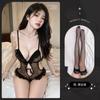 Lemon Story Lingerie Sexy Macacão Sexy de Virilha Aberta Mulher Quente Liga Renda Tentação Seios Pequenos Uniforme Pijama