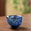 Horno cambio esmalte Tianmu taza de té kung fu taza construida taza de té de cerámica taza individual juego de té Taza de té Venta al por mayor Taza de Maestro Tazón de té