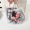 Portatarjetas acrílico estilo coreano ins Hisocute, portatarjetas duro de 3 pulgadas para fotos de fans, tarjetas de transporte y tarjetas de identificación