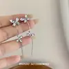 Pendientes Elegantes de Borla con Forma de Mariposa para Mujer, Lujo Ligero, Sentido de Alta Gama, Pendientes Atmosféricos, Accesorios para Pendientes, Pendientes Largos, Nicho