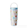 Taza Aislada Gigante para Niñas, Taza de Hielo de Alta Capacidad con Diseños Lindos, Nuevo Modelo 2025 Taza con Popote
