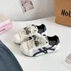 Zapatillas de entrenamiento alemanas de malla para mujer, transpirables, con lazo, suela gruesa, zapatillas deportivas casuales, zapatos blancos versátiles, zapatos para estudiantes