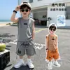 Conjunto de Chaleco de Verano para Niños 2026 Nuevo Estilo para Bebés de 2 a 4 Años, Ropa Infantil Delgada sin Mangas para Niños Pequeños y Medianos