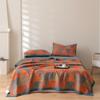 Algodão puro leve de luxo de três camadas gaze grande cobertor de cobertura jacquard multifuncional cobertor de colcha de verão de algodão puro respirável multiuso capa de cama para mãe e bebê