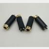 Suministro 3.5 nivel 4 base de auriculares de plástico niquelado bañado en oro base de audio y video
