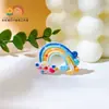 Nuevos Accesorios DIY de Resina de Corazón Nube Estrella Arcoíris Pinzas para el Cabello Lindas Hechas en Casa Accesorios para el Cabello de Niñas Accesorios Creativos