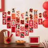 Tarjetas de bendición para inauguración de casa, postales con texto, pegatinas de pared, decoraciones para mudanza y artículos de decoración para el hogar