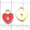 Venta Caliente Transfronteriza Serie de San Valentín Aleación con Goteo de Aceite Mixta 50 Colgantes Accesorios para Pulsera Collar DIY