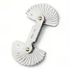 Juego de Galgas de Espesor 75-300mm Calibrador de Espesor Galga de Espesor Combinada Calibrador de Holguras 0.01-1mm Sistema Métrico e Imperial con Insertos de Latón