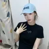 Gorra de Béisbol Bordada con Lazo Dulce Estilo Coreano para Mujer, Visera Suave, Simple y Versátil para Viajes Diarios y Fotografía, Gorra de Sol Femenina