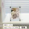 Soporte de exhibición de acrílico de nueve compartimentos transfronterizo con ranuras para tarjetas pequeñas, tarjetas de anime, marcos de fotos tipo polaroid de ídolos y exhibidores de mesa
