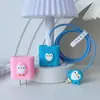 Adecuado para Funda Protectora de Cabezal de Carga Tulas, Funda Protectora de Silicona Anti-Caídas y a Prueba de Polvo para Cargador, Cubierta de Cable Hecha a Medida