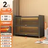 Armário de armazenamento doméstico, armário de armazenamento de aço, estante de quarto, armário de armazenamento multicamadas de piso para sala de estar e varanda com portas, armário de metal