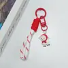 Lanyard Chaveiro Tecido Ovelhinha Desenho Animado Celebridade da Internet Figura de Resina Fofa Pingente Mochila Chave do Carro Ornamento