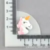 Accesorios de Resina con Clip para Bricolaje Paquete de Materiales para Fundas de Teléfono Móvil Accesorios para el Cabello Resina de Unicornio Arcoíris Pegamento de Crema Accesorios para el Cabello