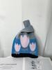 Nova bolsa de tecido voador bolsa de malha feminina saco de balde de lã japonês e coreano estilo All-match Hand-carried Casual Tote Bag Lunch Bag