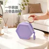 Bolsa de Almacenamiento Popular de Goma Transfronteriza, Color Sólido, Bolsa Pequeña Cuadrada Simple para Maquillaje, Directo del Fabricante, Se Puede Imprimir Logo a Color