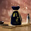 Bolsa de Vino de Terciopelo Personalizada Bolsa de Tarro de Vino de Terciopelo con Cordón Bolsa de Almacenamiento de Regalo para Baijiu Bolsa de Vino con Cordón Se Puede Imprimir Logo