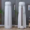 Modelo nuevo, no es necesario quitar la cubierta del aire acondicionado al encenderlo, funda de tela decorativa universal cilíndrica vertical para polvo de aire acondicionado