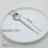 Colher de titânio puro para uso doméstico, suplemento alimentar para bebês, colher de sopa infantil, uso pessoal, design aprofundado, colher redonda de cristal de luxo leve