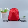 Bolsa com Cordão Impermeável de Poliéster para Esportes Transfronteiriços Mochila com Cordão Colorida Personalizada Bolsa com Cordão de Tecido Oxford
