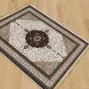 Alfombra de Estilo Étnico Esterilla de Oriente Medio Felpudo Árabe Lavable a Máquina con Borlas Manta Enrollable para el Hogar Estilo Xinjiang Hui