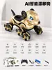 Perro robot IA inteligente e interactivo controlado a distancia, controlado por voz, juguete artificial de niño/niña, perro mecánico eléctrico, al por mayor