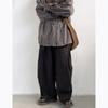 Calça Marrom Antiga Vintage para Multidão Masculina Moda Primavera e Outono Marca Retro Oversize Casual Versátil Calça de Perna Larga