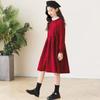 Vestidos para Niñas, Ropa de Felicitaciones de Año Nuevo de Otoño, Ropa de Año Nuevo para Niños Medianos y Grandes, Vestidos de Año Nuevo Rojos de Primavera de Moda para Niñas, Faldas