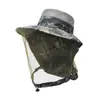 Gorra antimosquitos para exteriores, para pesca, para hombres y mujeres, con protector solar, transpirable, de malla, para pesca nocturna, a prueba de insectos y abejas.