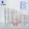Tubo de Lipstick Transparente, Tubo de Lipstick Transparente, Tubo de Cera para Labios Transparente, Suministro del Fabricante de Materiales de Empaque Cosmético