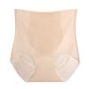 Pantalones de cintura alta sin costuras de algodón con entrepierna de seda helada ultradelgada, bragas de talla grande, ropa interior fina para mujer