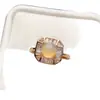 Anillo Popular de Ópalo de Fuego Natural al por Mayor de Fábrica Plata S925 Incrustado Piedra Principal 7*7 Joyería de Lujo Venta Directa de Fábrica