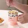 Taza de Cerámica Europea Taza de Café para Oficina Taza de Agua de Cerámica de Lujo Ligero Taza de Desayuno Taza de Té con Leche Copa de Pareja