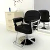 Silla de salón de alta gama para peluquerías, elegante y sencilla, silla de peluquería popular en línea, taburete de corte de pelo ajustable y giratorio