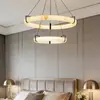 Araña de Imitación Piedra Estilo Francés Comedor Sala de Estar Luz Principal Diseñador Creativo Simple Hotel Villa Redonda de Gama Alta