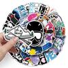 50 pegatinas de deportes extremos de esquí, serie deportiva, cuenta de mano, tarjeta adhesiva, equipaje, cuaderno, teléfono móvil, decoración impermeable