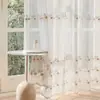 Telas e Cortinas Transfronteiriças, Designs Florais Bordados Estilo Americano Amazon, Tecidos Bordados Aliexpress, Cortinas Voil Transmissoras de Luz, Atacado de Fabricantes