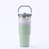 Taza de coche con asa para pajita, taza Ice Bully de acero inoxidable 304, gran capacidad, múltiples modelos, color en stock, suministro
