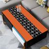 Mantel de Mesa de Cuero de Lujo Ligero Impermeable y a Prueba de Aceite Sin Lavado Dormitorio Rectangular Anti-Escaldaduras Mantel de Mesa de Centro de Alta Gama Mantel Individual