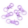 Chaveiro de metal pintado colorido pingente de boneca para bolsa material chaveiro de cachorro com fecho lagosta acessórios de joias DIY