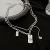 Collar de Cadena con Lazo de Flor de Verano y Perlas, Cadena de Cuello de Lujo Ligero de Nicho, Collar de Perlas, Joyería de Collar, Sentido de Alta Gama para Mujer
