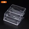 Caja de Tarjetas de Presentación de Acrílico, Portatarjetas de Presentación Transparente, Caja de Tarjetas para Exposiciones, Caja de Tarjetas de Asiento, Estante Multicapa para Escritorio de Oficina, Hecho a Medida