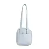 Bolsa tote de cor sólida, com estampa de lichia, minimalista, uma bolsa de ombro versátil e casual para mulheres, perfeita para o trajeto e o uso diário, uma bolsa de braço fashion