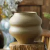 Vasos de Flores Cerâmicos Jingdezhen Vasos de Flores Grandes Queimados Simples Vasos de Argila Feitos à Mão para Suculentas Vasos de Flores Vintage Liquidação de Cerâmica Preço Especial