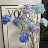 4 Flores de Hortensia Artificiales Pequeñas para Decoración Floral, Accesorios de Boda, Techo de Boda, Fondo de Escenario, Flores para Paisajismo de Salones de Boda